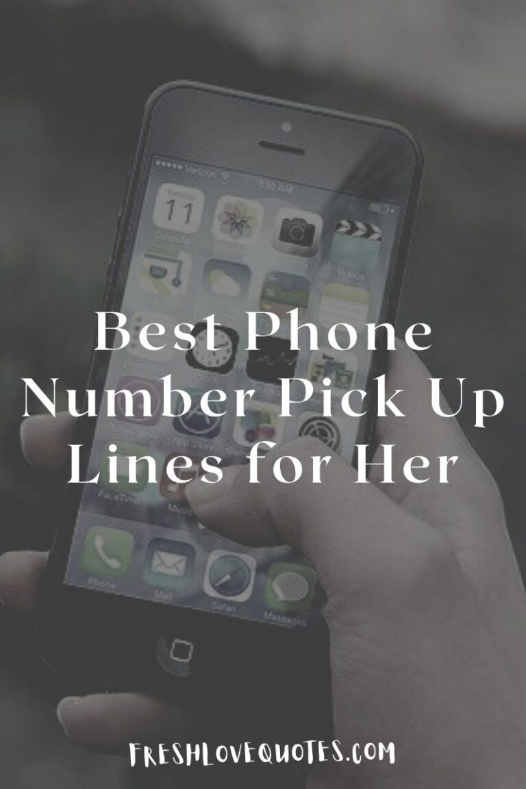 80+ Best Phone Number Pick Up Lines for Her