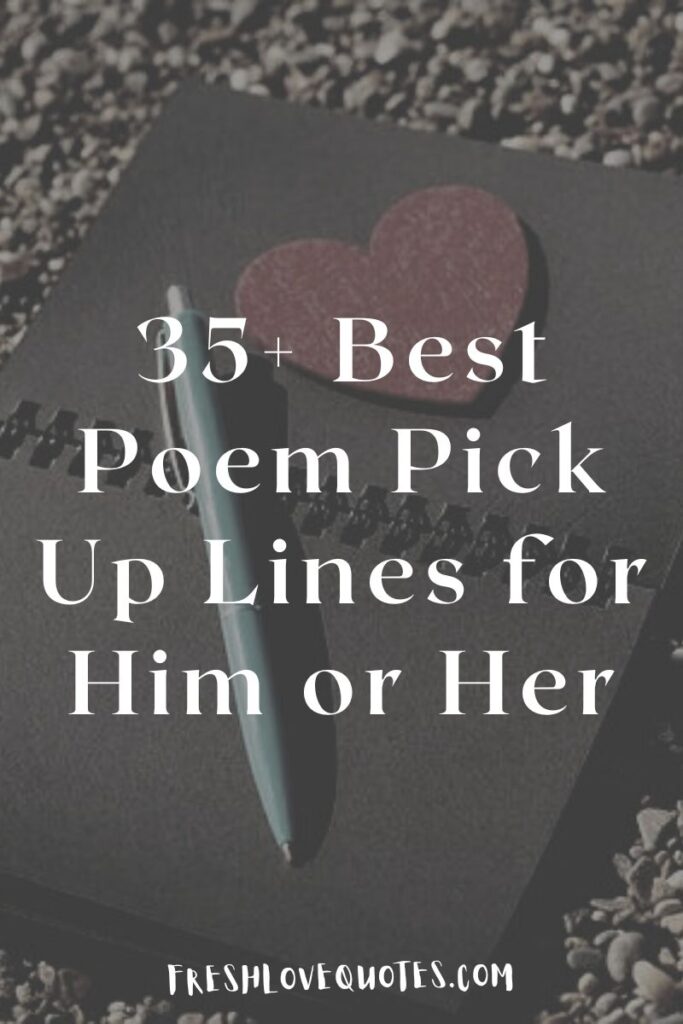 35+ Best Poem Pick Up Lines for Him or Her