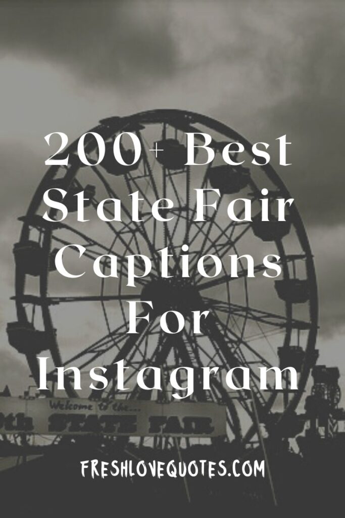 200+ Best State Fair Captions For Instagram