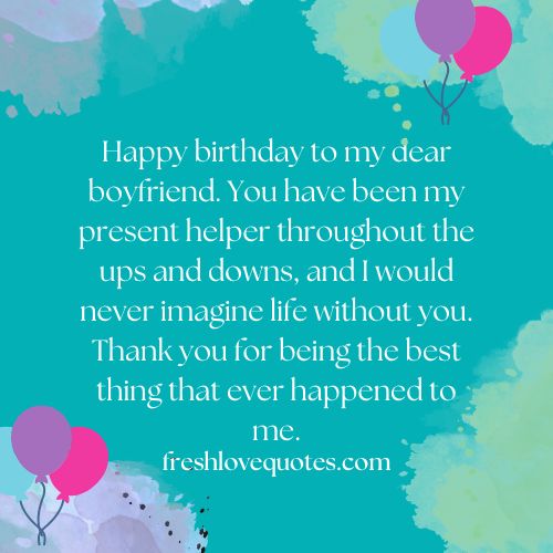 Long Emotional Birthday Wishes for Your Boyfriends